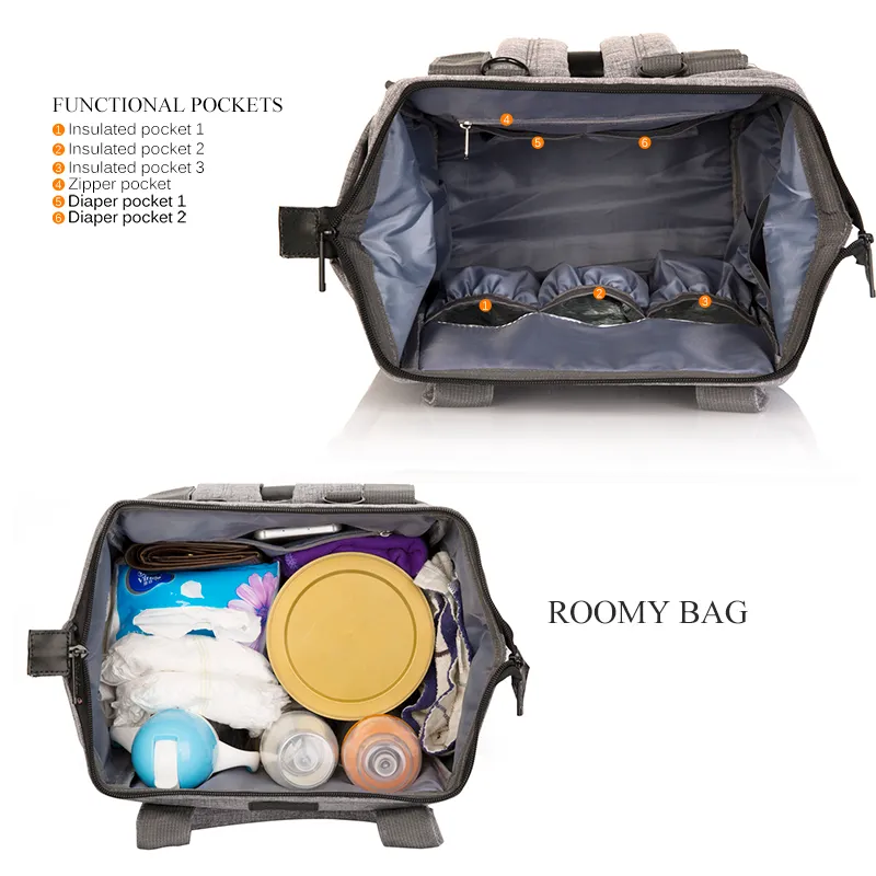 Coolbell nappy backpack top
