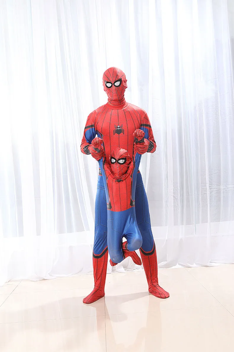 Nuevo Traje De Hombre Araña Spider Man Spiderman Homecoming 3D Cosplay  Impreso Zentai Traje De Hombre Spider Man Ropa De Cosplay De 17,51 € |  DHgate