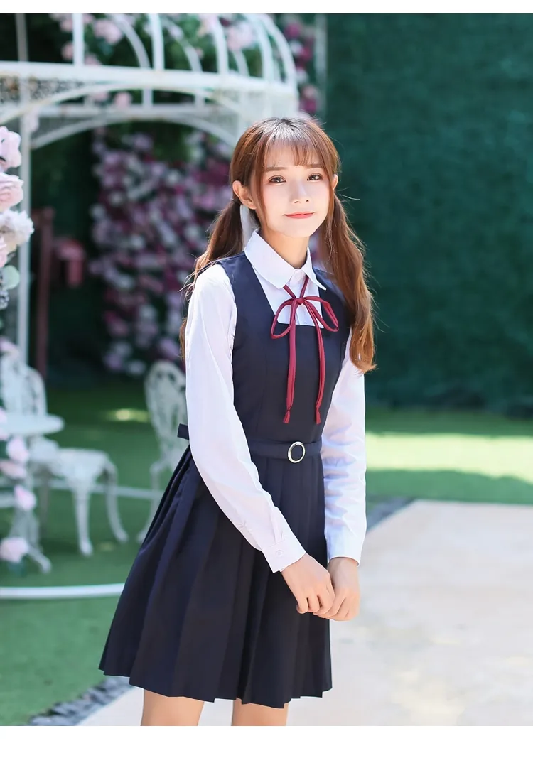 1/6 scale female clothes set girl's school dress suit set uniform