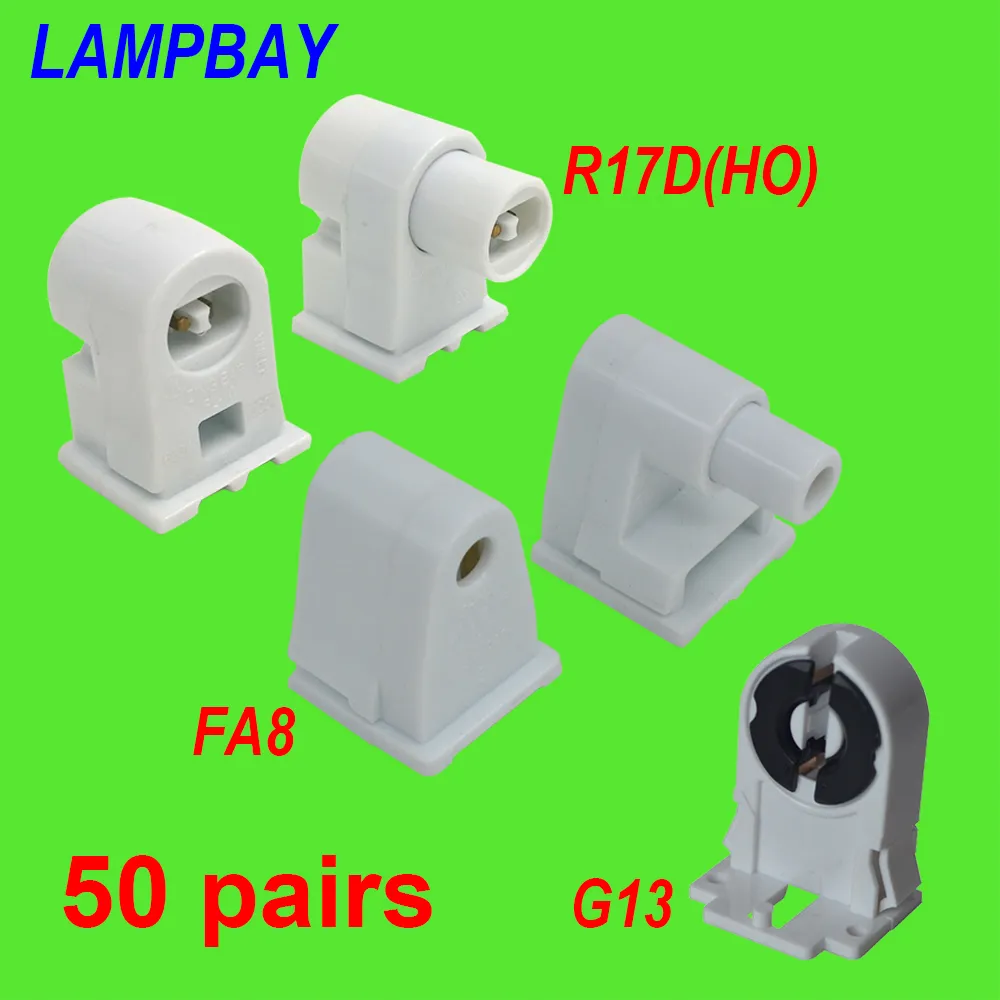 G13 Bi Pin Holder FA8 Single Pin Sockets R17D HO Lamp Base5 From