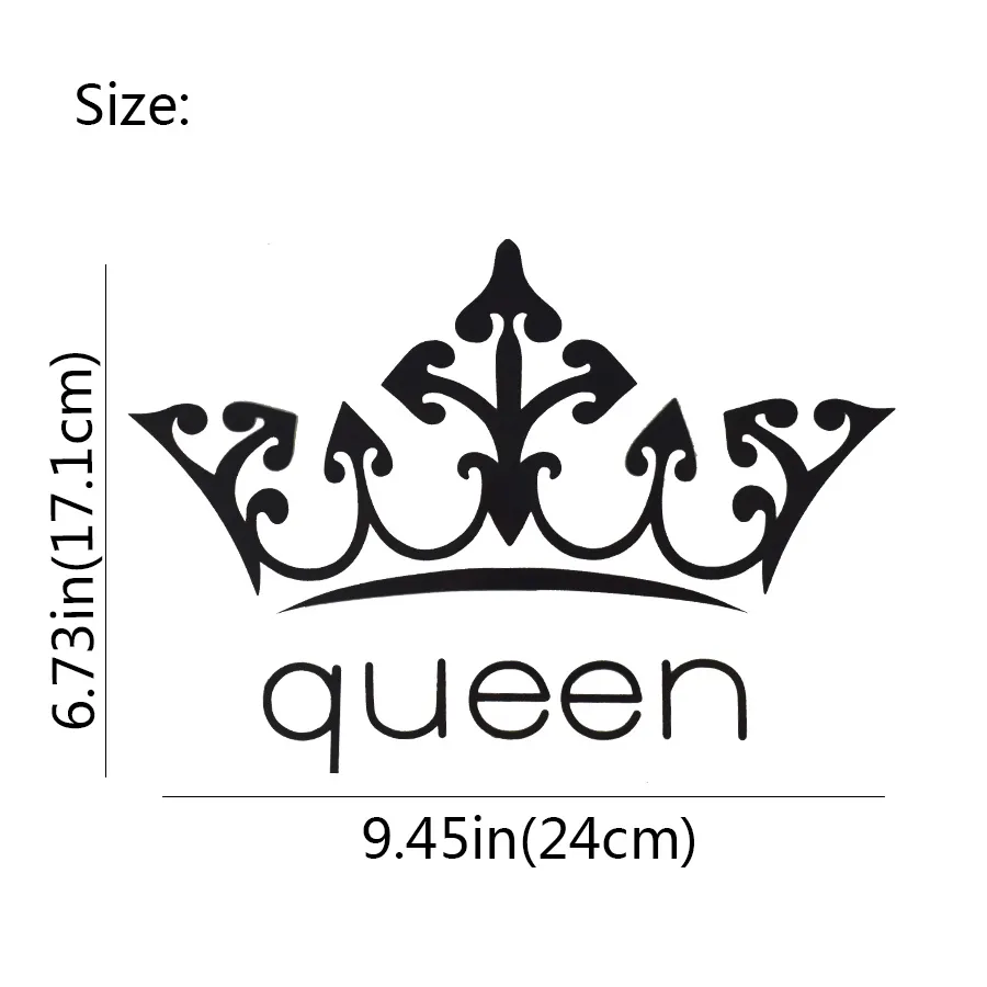 1 PCS Queen Iron on Applique Embroidery Flower Patches for Clothing DIY Vinyl Heat Thermal Transfers for T Shirt Stickers308D