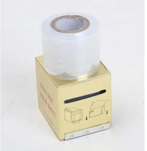 6 Roll 40mm * 200m Tattoo Plastic Wrap Cover CONSERVATIVE FILM Semi Permanent Makeup Tattoo Eyebrow Liner Tatuering Skydda tillbehör