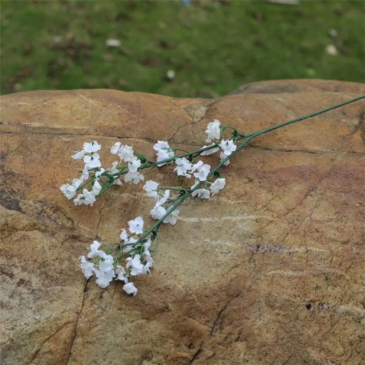 Hög quanlity / parti fina gypsophila konstgjorda blommor hem bröllopsfest hem dekoration dekorativa blommor t2i086