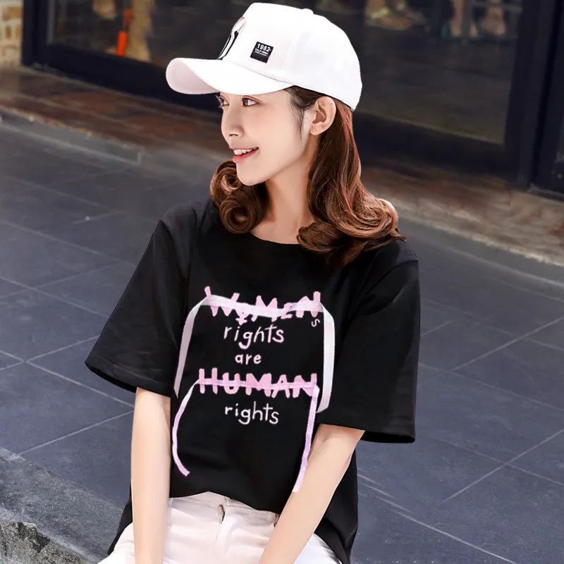 2018 Spring And Summer Ladies White Short Sleeved T Shirts Womens Wear New European And American Round Neck Blouses. From 31 08 DHgate