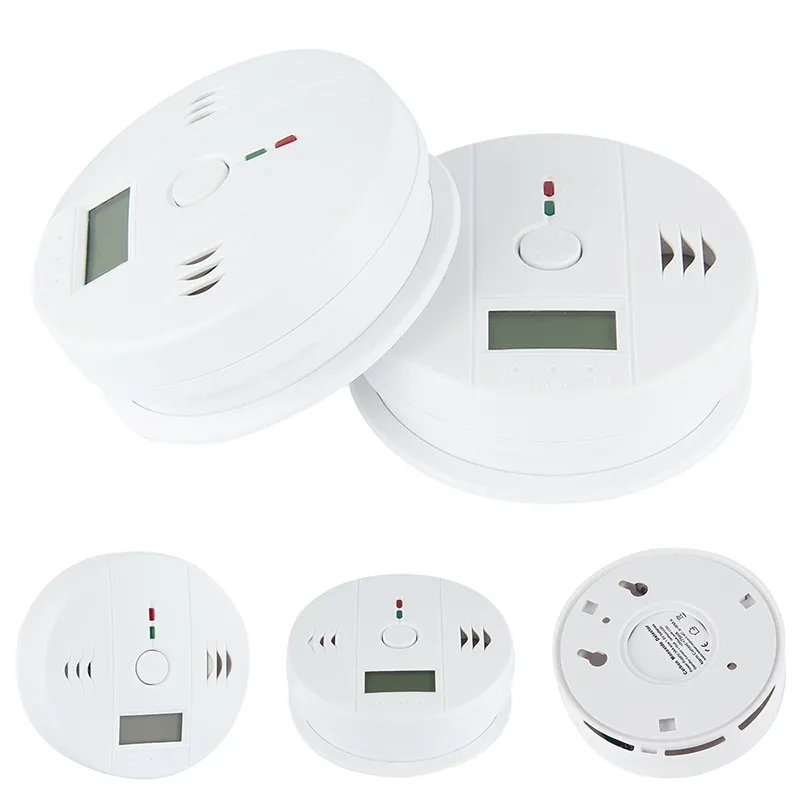 CO Carbon Monoxid Gas Sensor Monitor Alarm Poiining Detektor Tester för hem säkerhet Övervakning Hight Quality 
