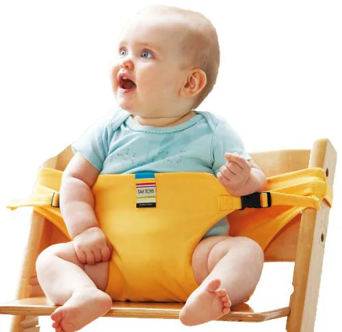 Chaise bébé Portable siège pour bébé produit salle à manger chaise déjeuner/siège ceinture de sécurité alimentation chaise haute harnais siège de chaise bébé 8 couleurs C4180