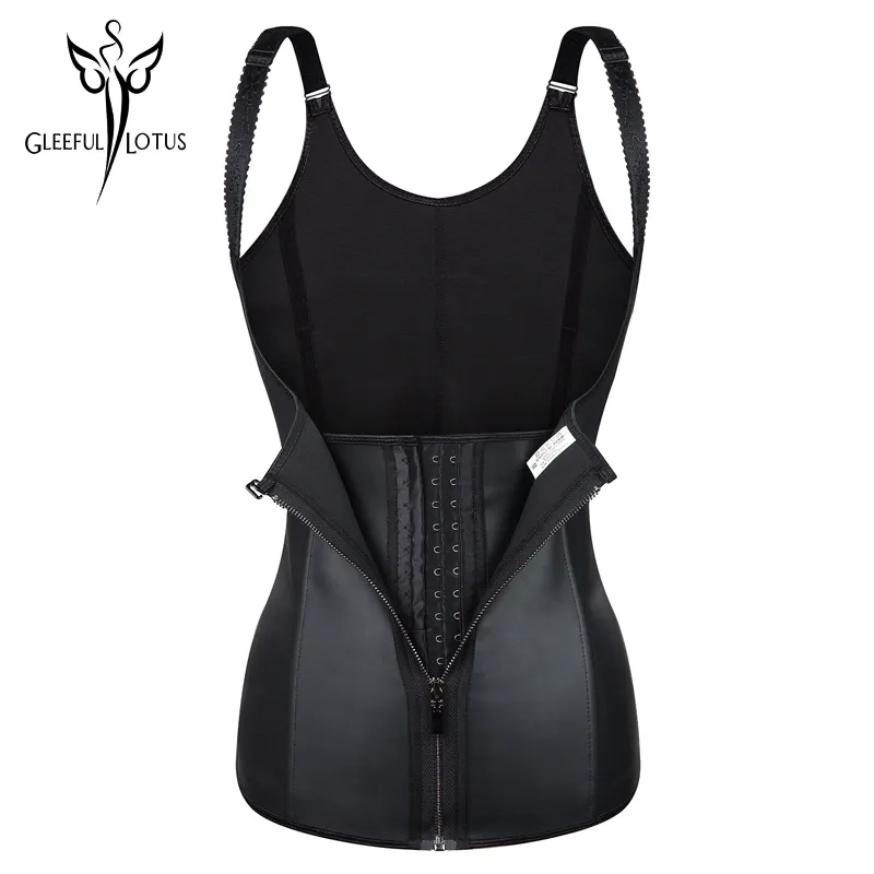 Latex taille formateur minceur gaine ventre shapewear ceinture fajas modélisation sangle ceinture sous-vêtements femmes body zip fitness corset