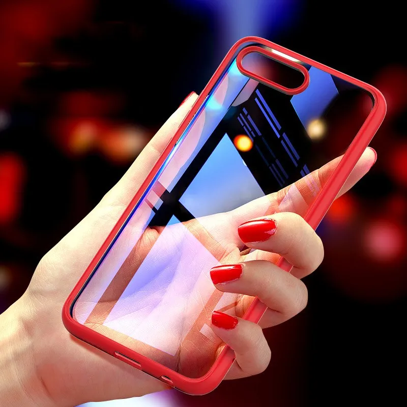 Cassa del telefono cellulare anti-caduta trasparente 2 in 1 per Huawei Mate 10Pro Mate10 P20 Lite P20 Pro P20 per onore V10 10 casi