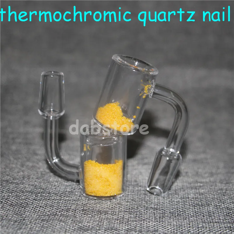 Ersatz für Quarzschale, VS-Quarz-Thermochrom-Eimer-Banger, Domeless-Thermo-Banger-Nägel, 14 mm, männlich, weiblich, 25 mm