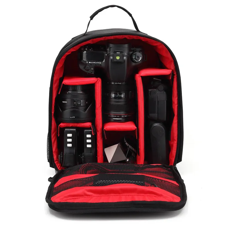 Sac à dos pour appareil photo numérique DSLR, étanche et coloré, multifonctionnel, petit sac à dos pour appareil photo DSLR Nikon Canon, pour photographe