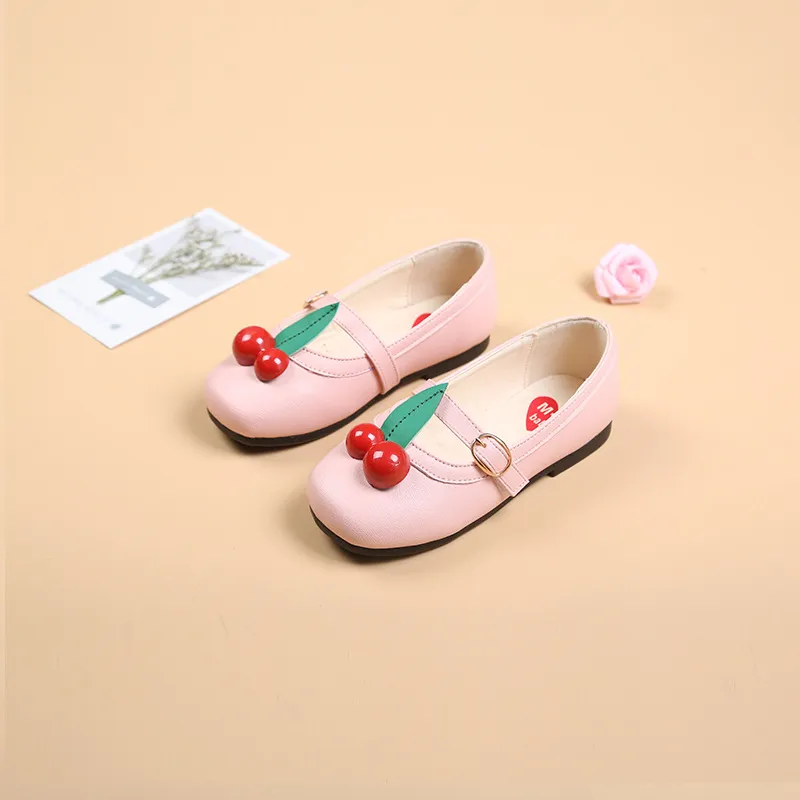 Hot Sale Baby Girls Cherry Sneakers With Soft Bottom And PU Leather Fashionable Princess Toddler Shoes From Babywarehouse 17.56 DHgate.Com