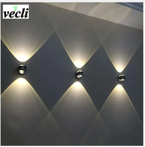 Upp Ned Vägglampa Led Modern Inomhus Hotell Decoration Light Living Room Bedroom Bedside Led Wall Lamp Aisle Bra