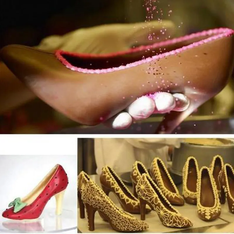 Chocolate high heel shoes! | Fiona Poole
