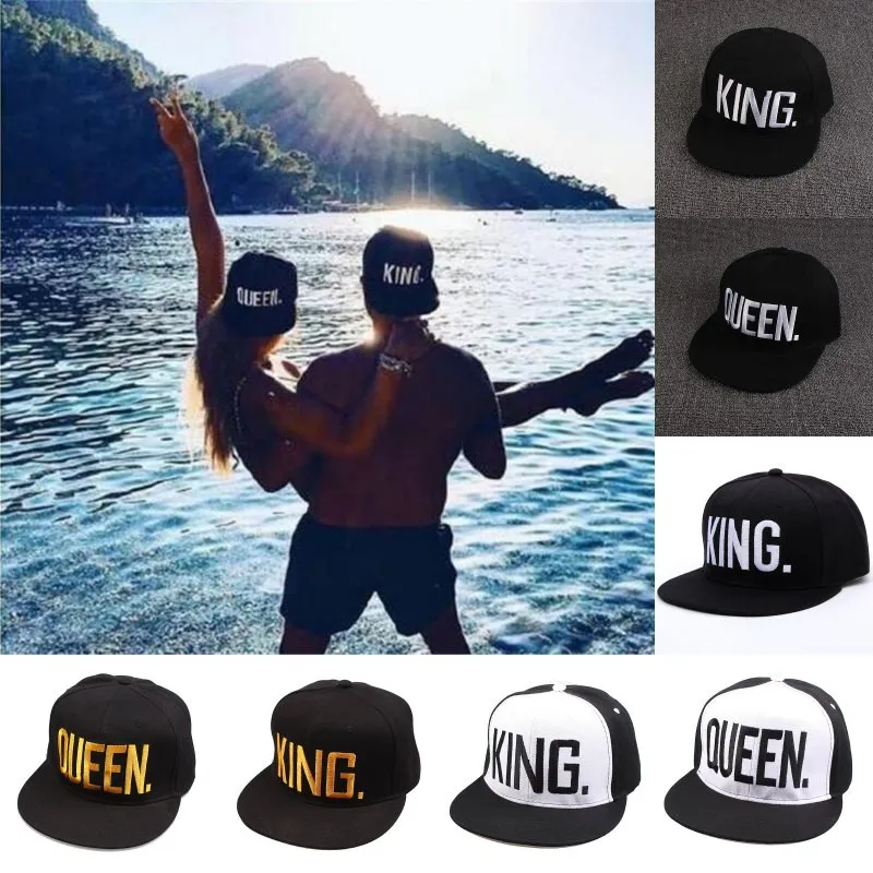 Save Big on Bulk Queen Baseball Cap KING QUEEN Hip Hop Baseball Caps  Embroider Letter Couples Lovers Adjustable Snapback Sun Hats For Men Women  Best