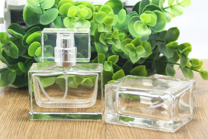 30ML de vidro frascos de perfume de pulverização portáteis Bottls Pulverização transparentes com massa Atomizador Perfume recarregáveis ​​da