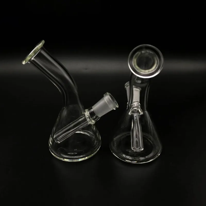 Seed of life 4.0 Inch Height Mini Glass Beaker Bongs Water Pipes With 10mm Female Joint Cheap Glass Oil Rigs Beaker Bongs