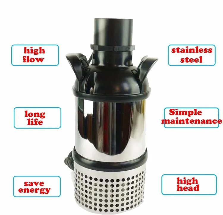 Edelstahl Fischteich Umwälzpumpe Koi Teich Große Fluss Filterpumpe