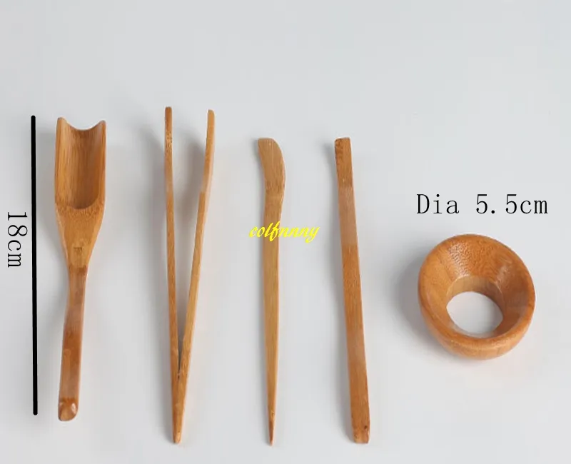 Natural Bamboo Tea Accessories Spoon Clip Leak Tea Accessories Needle