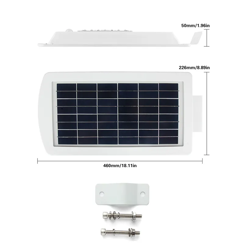 Lampe solaire 10W 15W 20W 30W 50W lampadaire LED lampe murale extérieure projecteur étanche Super lumineux lampadaire LED solaire