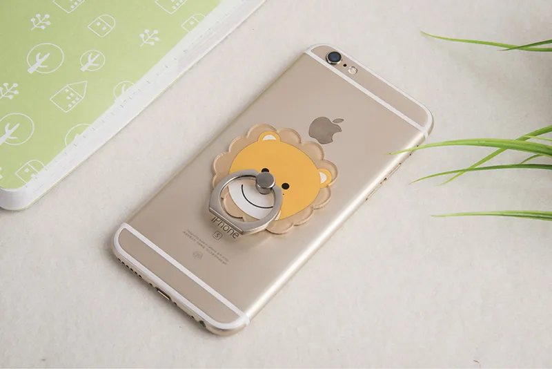 Universal Phone Stand Support Custom Finger Ring Holder for Mobile Cell Phone Tablet PC with Your Own Design for iPhone