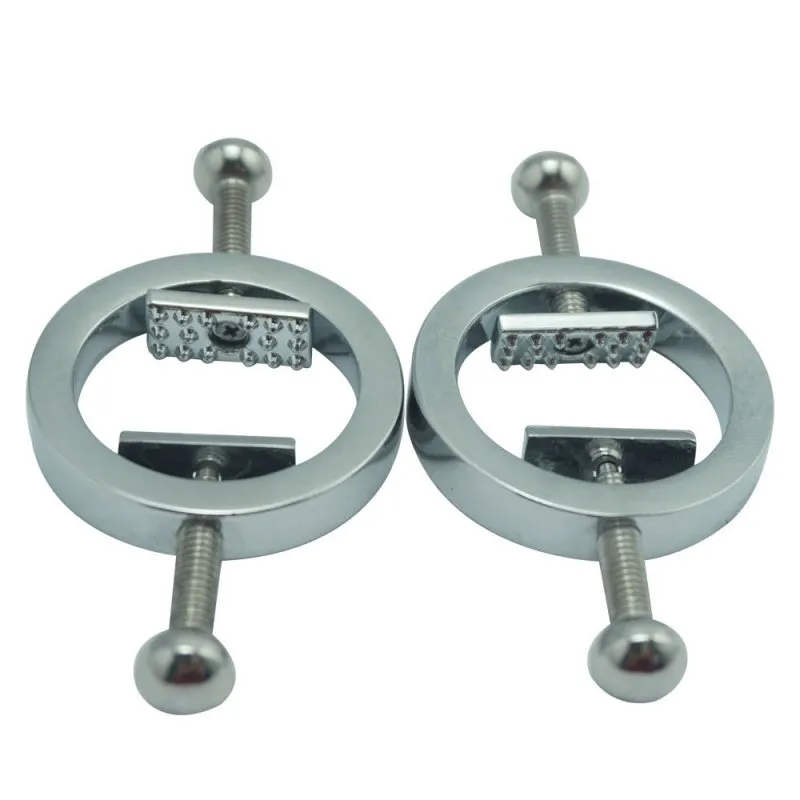 BDSM Bondage Stainless Steel Metal Breast Clips Nipple Clamps In Adult Games For Female Fetish Erotic Sex Products Flirt Toys