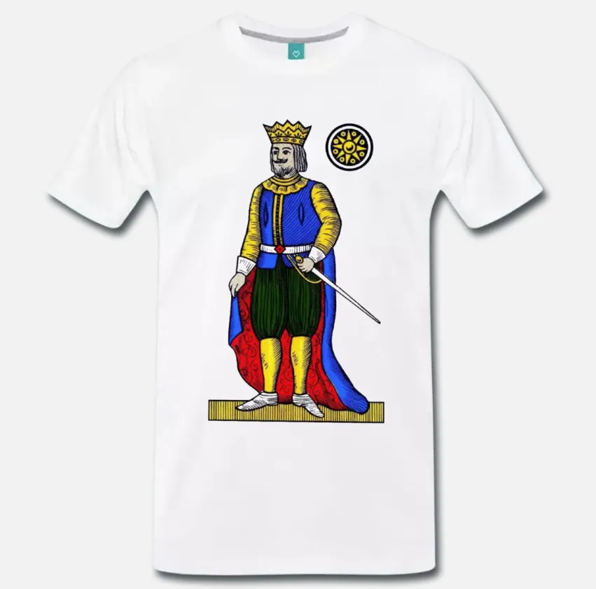 T shirt carte napoletane hot sale