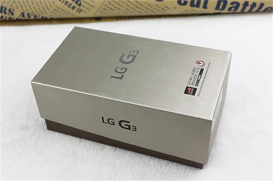 الأصل تجديد LG G3 D850 D855 4G LTE 5.5 بوصة رباعية النواة 2 / 3GB RAM 16 / 32GB ROM 13MP مقفلة الهاتف الذكي الروبوت DHL 