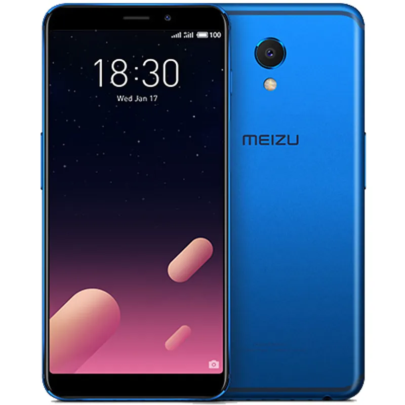 Оригинальный Meizu Meilan S6 3GB RAM 32GB / 64GB ROM 4G LTE мобильный телефон Snapdragon 855 Hexa Core Android 5.7" полноэкранный 16MP Face ID сотовый телефон