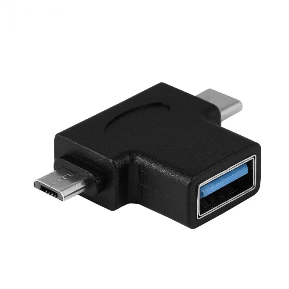 Adaptador Convertidor Micro USB macho a USB 2.0 Hembra OTG 5Pin Enchufe