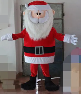 2019 fabrik direkt försäljning mini fan inuti huvudet fader jul maskot kostym för vuxen jultomtecknad tecknad kostym