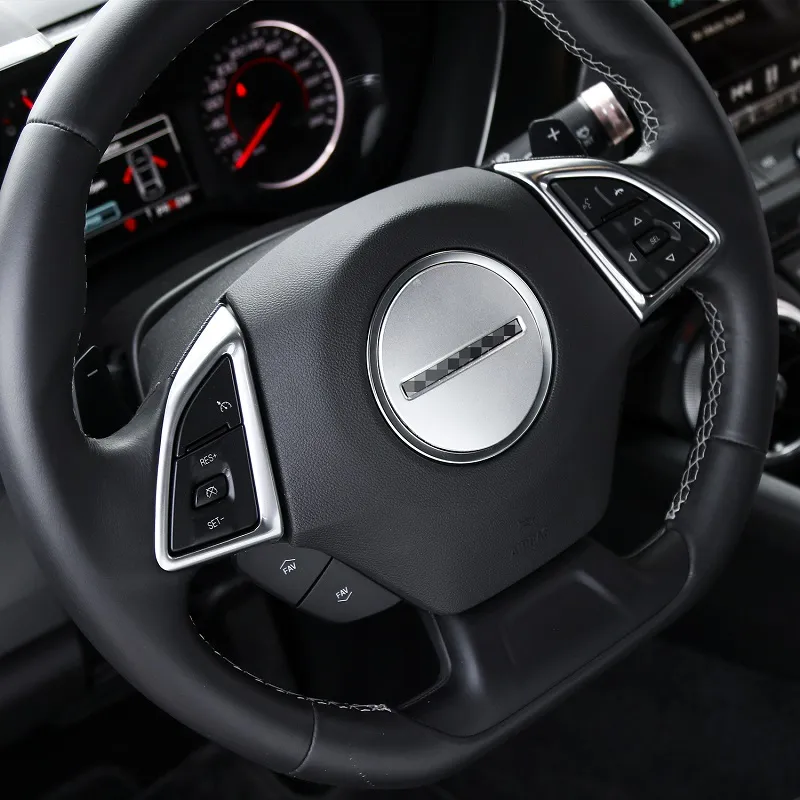 Chevrolet Camaro 2017 UP Silicone Steering Wheel Cover Sticker Aluminum  Alloy Decoration For Auto Interior Styling From Szzt20170724, $23.52