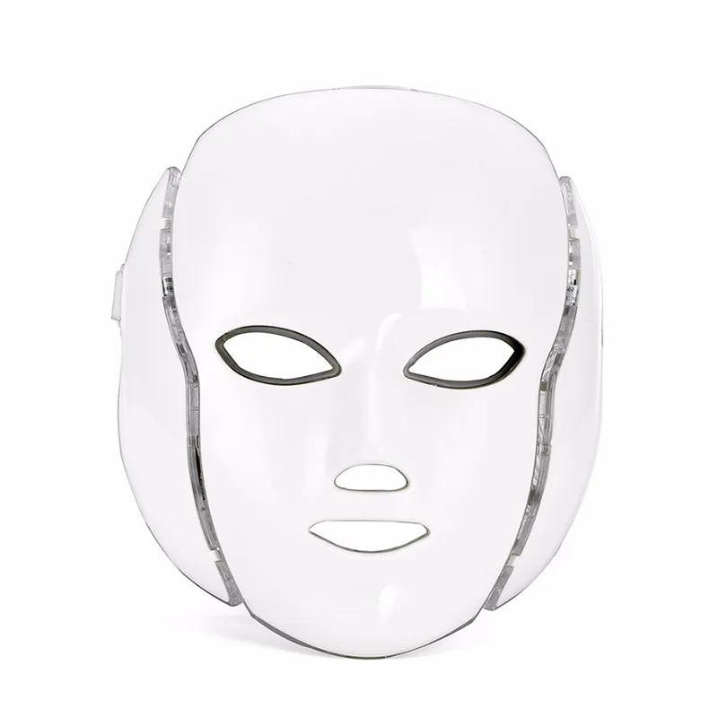 LED gezichtsmasker 7 kleurlicht pon Draai de poriën aan de huid Verjonging anti acne rimpelverwijderingstherapie schoonheidssalon9283195