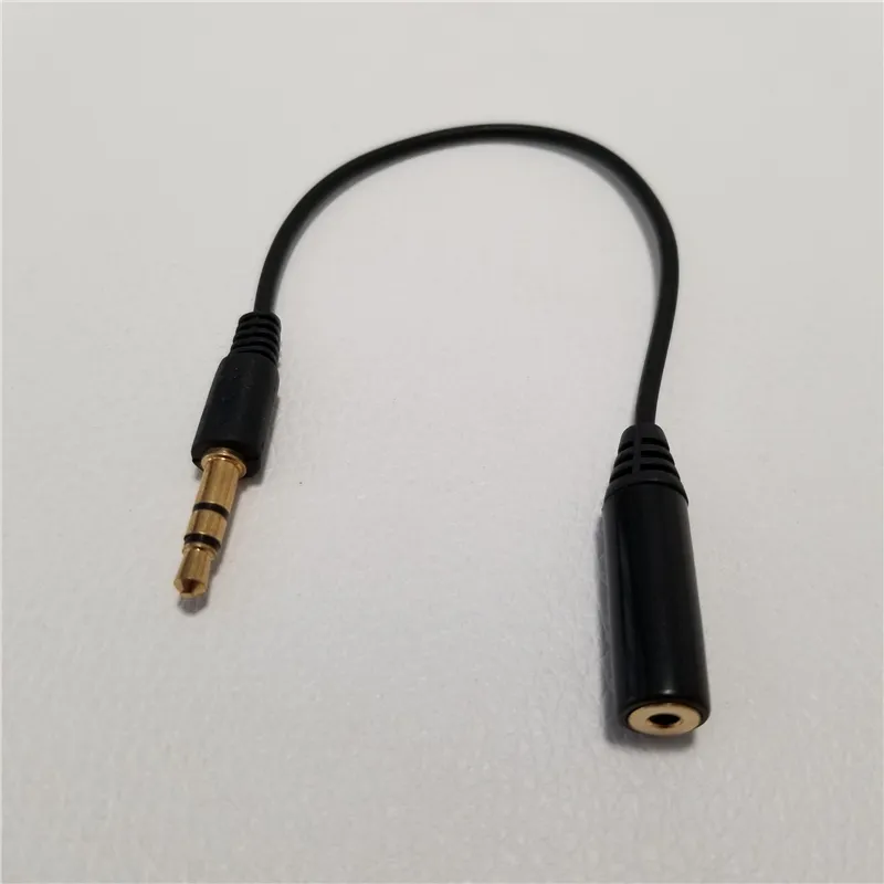3.5mm Female To 2.5mm Male AUX Headphone Jack Adapter - Gold Plated Connector