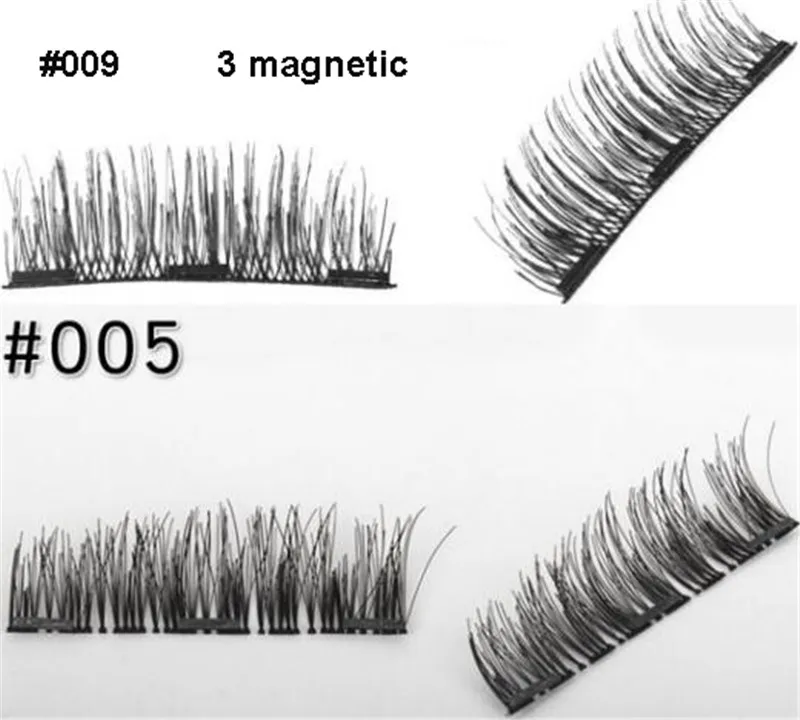 set 3d mink eyelashes Magnetic mink lashes handmade magnet lashes natural false eyelashes with gift box