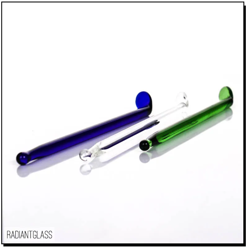 Fabricante de narguilé de vidro para acessório de tubo colorido azul claro verde plataforma de petróleo