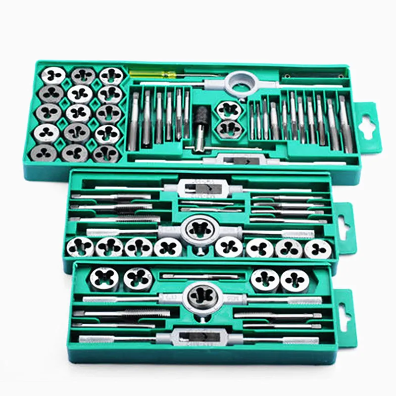 metric system tap and die combo set hand tools tapping wrench die setter suit fast speed hole fine thread5364349