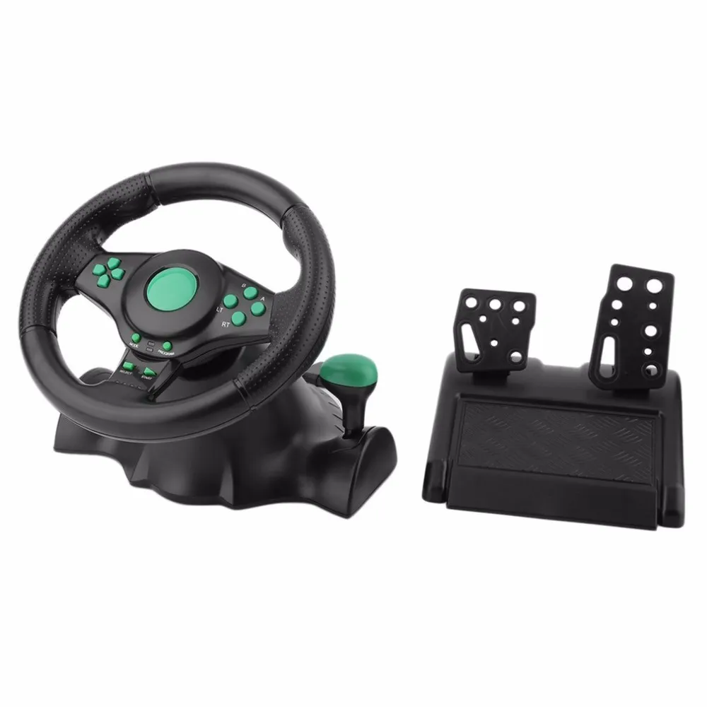 Pxn V9 Jogo Volante Pedal Vibração Corrida Controlador De Jogo