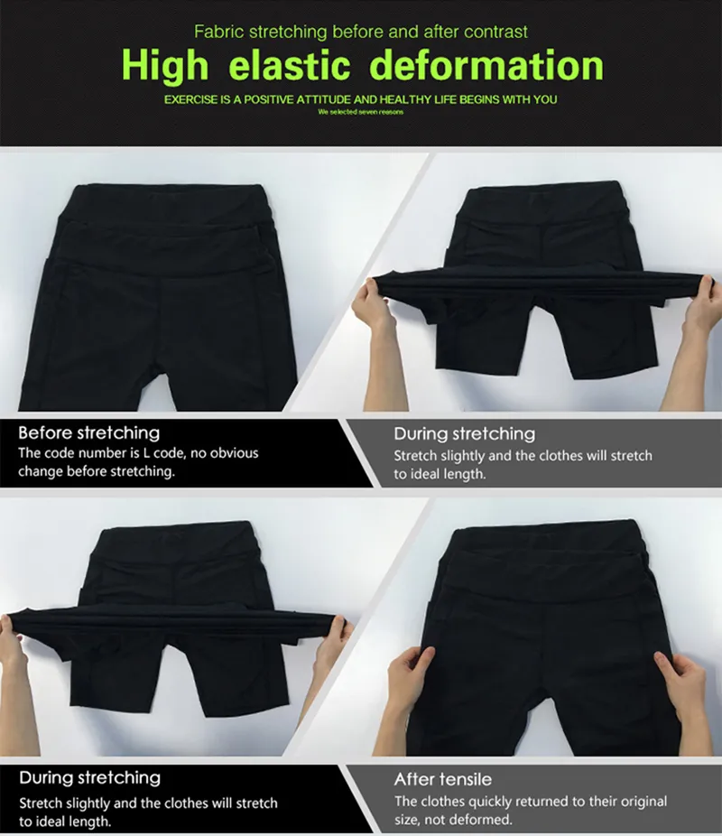 Sexy Pocket Gym Dames Shorts Compressie Fitness Tight Athletic Clothing for Yoga Sportbroek Running Legenging Short