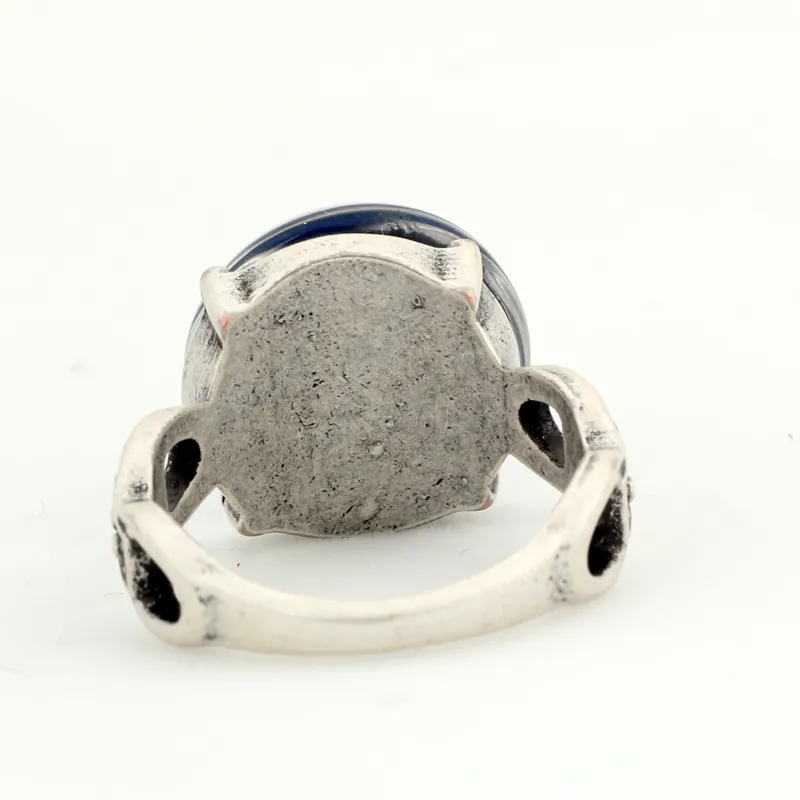 Mojo Factory Sale Antique Verzilverd Kleur Verandering Stemming Stone Ring voor Gift MJ-RS041