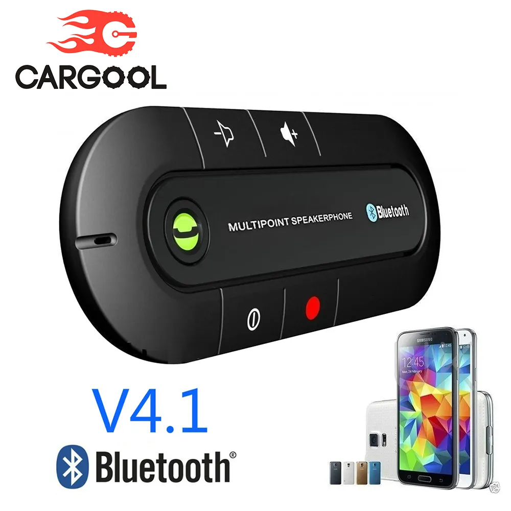 Vente En Gros Voiture Kit Mains Libres Voiture Kit Mains Libres Bluetooth  Voiture Avec Chargeur De Voiture Câble Usb Visière Clip Du 15,18 €