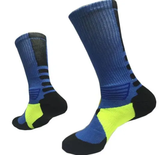 США Профессиональные элитные баскетбольные носки Длинные спортивные спортивные носки до колена Модные компрессионные термозимние носки целиком BY00927602721
