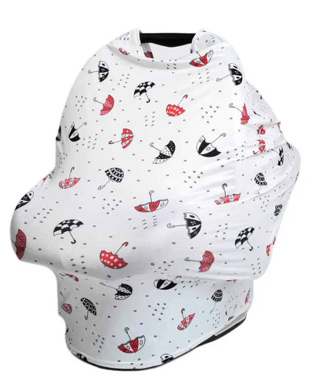 Baby Car Seat Canopy Pokrywa karmienia piersią Szal Szalik Cover Up Fartuch Shoping Cart Wózek dziecięcy Wózek Sleep Buggy Nursing Cover Blowout