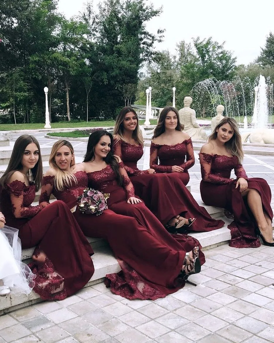 Vestidos para damas on sale de honor manga larga