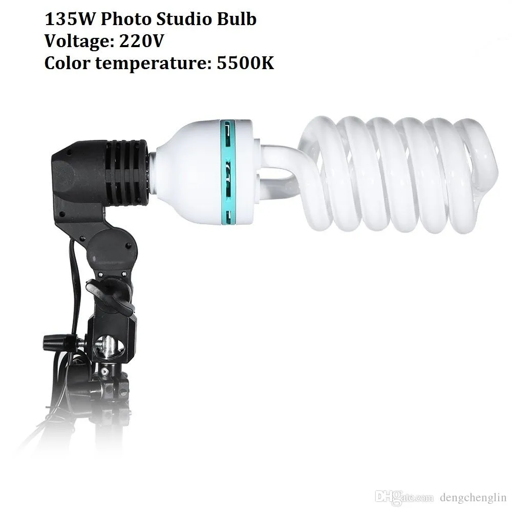 E27 220 V 5500K 135W Photo Studio Bulb Video Digital Camera Photography Daylight Light Lampa Darmowa Wysyłka