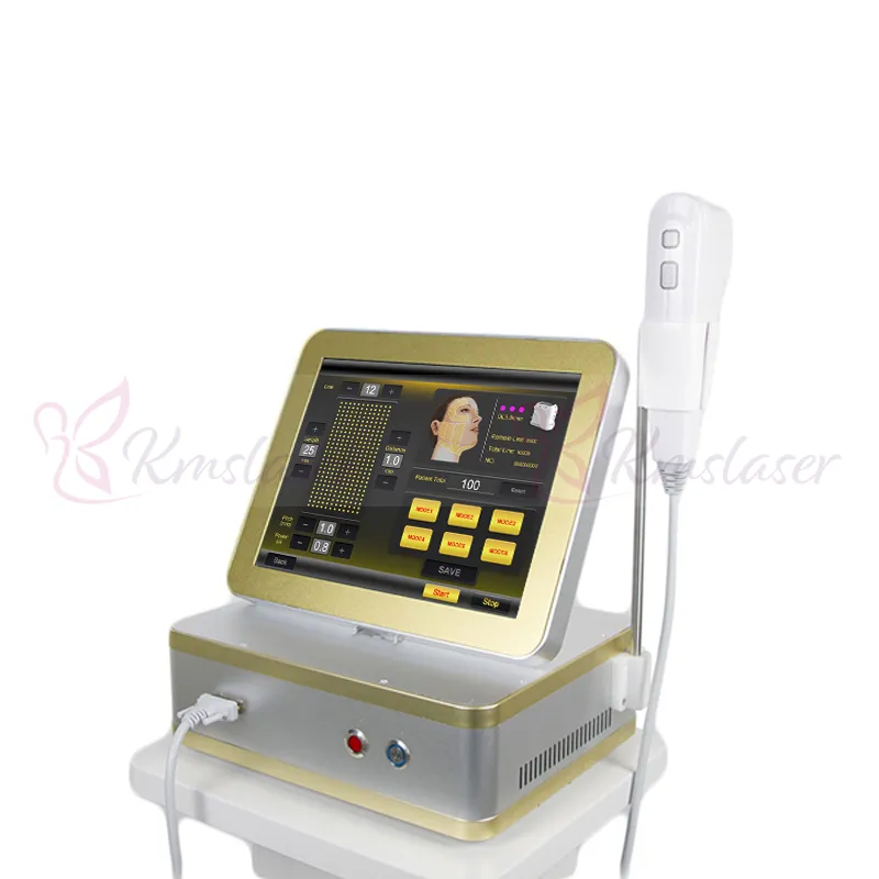 8 Kaset 12 linii 3D HIFU Ultrasound Machines Wysoka intensywność Skóra HIFU Terapia napinanie ciała Smat
