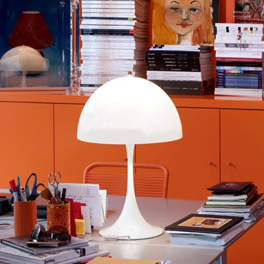 Lampada da tavolo Panthella di Verner Panton di Poulsen lampade da camera da letto comodino studio lampada da scrivania illuminazione domestica