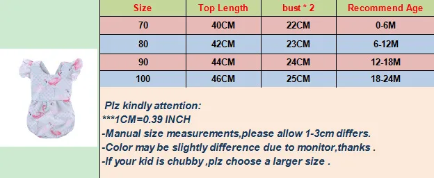 Newborn Baby Clothes 2018 Summer Infant Girl Ruffle Flamingo Romper Jumpsuit Sunsuit Kids Clothes One-pieces Outfits Toddler Baby Clothing