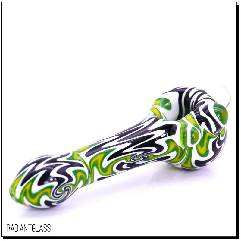 5quot colorfull handmake tobacco pipe marble glass pipes for smoking with great 215O5478946