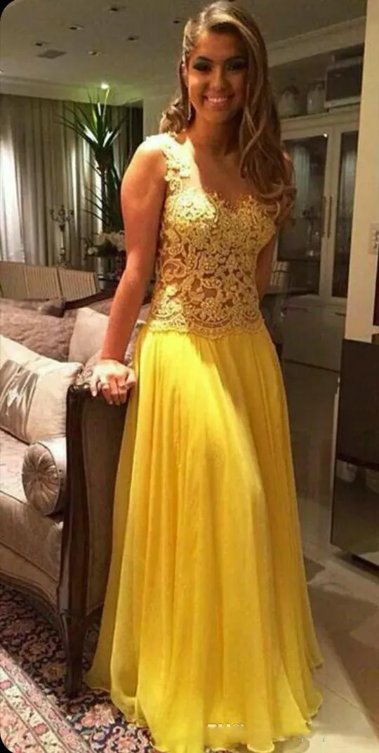 2018 Lllusion Vestidos De Noche Con Apliques Plisados ​​gasa Vestido Largo De Fiesta Vestidos De Fiesta Formales De 85,38 € | DHgate