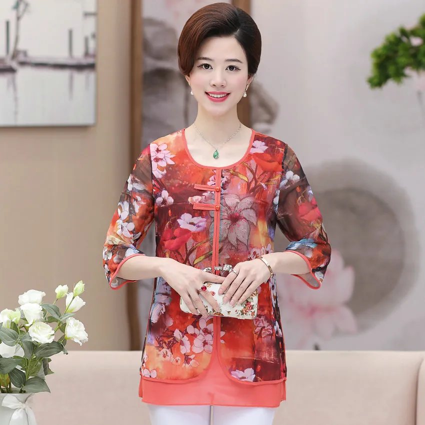 Blusas orientales para 2025 mujer